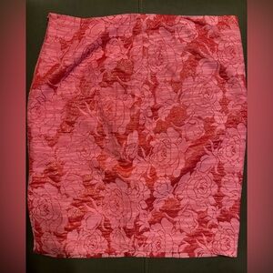 Ellen Tracy glacé sorbet pink pencil‎ skirt, Size 12